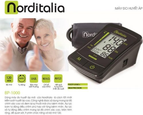 Máy đo huyết áp điện tử Norditalia BP 1000